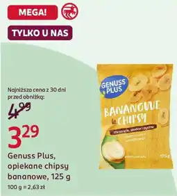 Rossmann Genuss Plus, opiekane chipsy bananowe oferta