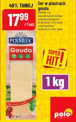 Polomarket Ser w plastrach gouda Polmlek oferta