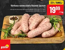 Polomarket Kiełbasa surowa biała Rzeźnik Szymon oferta