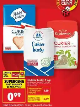 Biedronka Cukier biały 1 kg oferta