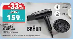 Biedronka Suszarka do włosów HD225E czarna oferta