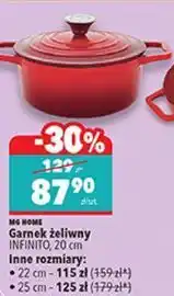 Biedronka MG HOME Garnek żeliwny INFINITO, 25 cm oferta