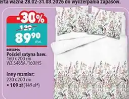Biedronka Pościel satyna baw. 160 x 200 cm WZ.5485A/160/HS oferta