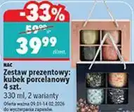 Biedronka NAC Zestaw prezentowy: kubek porcelanowy 4 szt oferta
