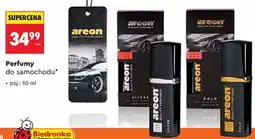 Biedronka Perfumy do samochodu Areon oferta
