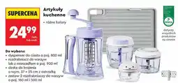 Biedronka Artykuły kuchenne (dyspenser, rozdrabniacz, deska) oferta