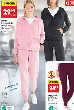 Biedronka Bluza lub spodnie dresowe damskie oferta