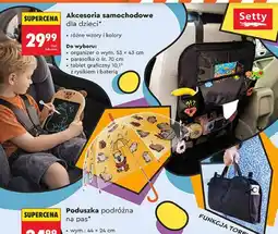 Biedronka Akcesoria samochodowe dla dzieci (organizer, parasolka, tablet graficzny) oferta