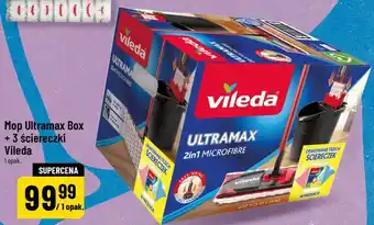 Mop Ultramax Box + 3 ściereczki Vileda