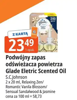 E.Leclerc Zapas do odświeżacza sensual sandalwood & jasmine Glade By Brise Essential Oil oferta