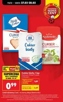 Biedronka Cukier z buraków cukrowych oferta