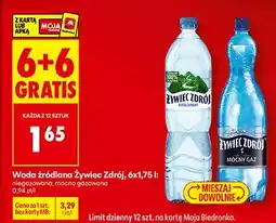 Biedronka Woda źródlana gazowana oferta