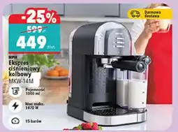 Biedronka Ekspres ciśnieniowy kolbowy MKW-14M oferta