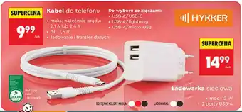 Biedronka Ładowarka sieciowa oferta