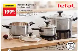 Biedronka Komplet 3 garnków z pokrywkami ze stali nierdzewnej oferta