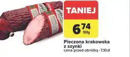 Carrefour Pieczona krakowska z szynki oferta