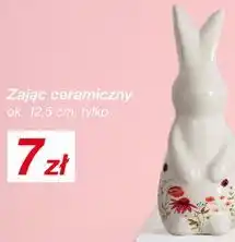 KiK Zając ceramiczny ok. 12,5 cm oferta