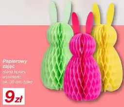 KiK Papierowy zając 30 cm oferta