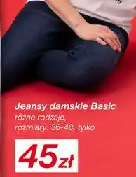 KiK Jeansy damskie Basic Disney Stitch (różne rodzaje, rozmiary: 36-48) oferta