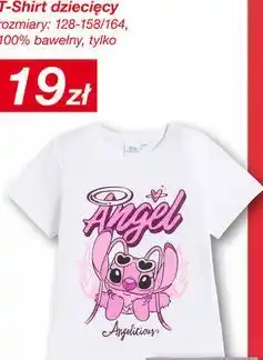 KiK T-Shirt dziecięcy Disney Stitch (rozmiary: 128-158/164, 100% bawełny) oferta