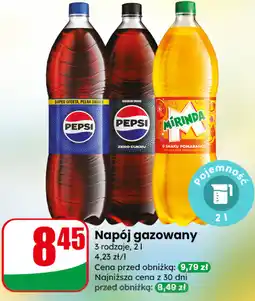 Dino Napój gazowany Pepsi / Mirinda oferta