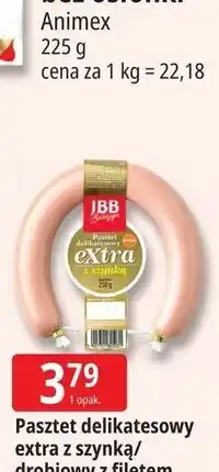 E.Leclerc Pasztet delikatesowy extra z szynką/drobiowy z filetem JBB oferta