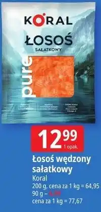 E.Leclerc Łosoś wędzony sałatkowy Koral oferta