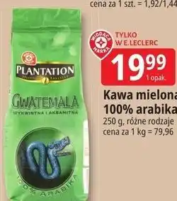 E.Leclerc Kawa mielona 100% arabika Plantation oferta