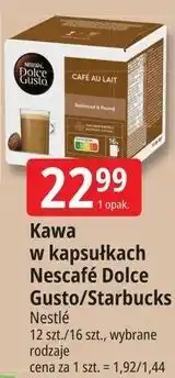 E.Leclerc Kawa w kapsułkach Nescafé Dolce Gusto/Starbucks Nestlé oferta