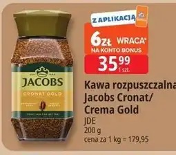 E.Leclerc Kawa rozpuszczalna Jacobs Cronat/Crema Gold JDE oferta