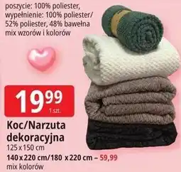 E.Leclerc Koc/Narzuta dekoracyjna 125x150 cm oferta