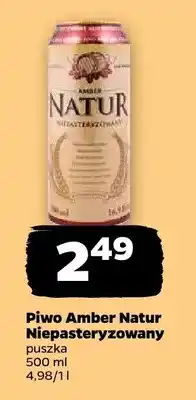Netto Piwo Amber Natur Niepasteryzowany oferta
