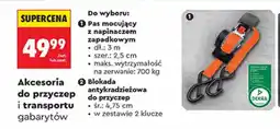 Biedronka Pas mocujący z napinaczem zapadkowym oferta
