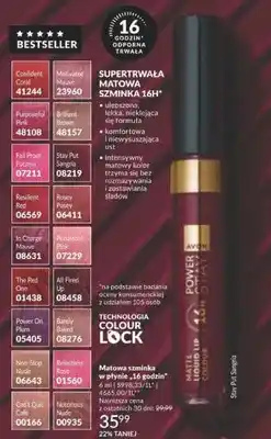 Avon Matowa szminka w płynie Notorious Nude 16H oferta