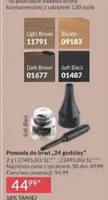 Avon Supertrwała pomada do brwi 24h Soft Black oferta
