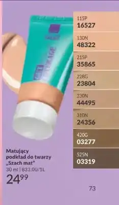Avon Matujący podkład do twarzy Szach mat 525N oferta
