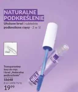 Avon Transparentny tusz do rzęs i brwi naturalne podkreślenie oferta