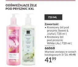 Avon Kremowy żel pod prysznic White Lily oferta