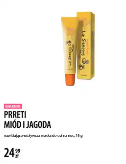 Hebe PRRETI MIÓD I JAGODA nawilżająco-odżywcza maska do ust na noc oferta