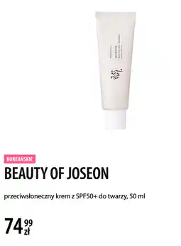 Hebe BEAUTY OF JOSEON przeciwsłoneczny krem z SPF50+ do twarzy, 50 ml oferta
