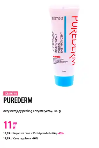 Hebe PUREDERM oczyszczający peeling enzymatyczny oferta