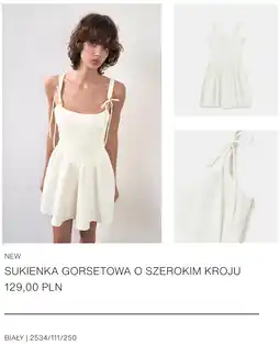 ZARA SUKIENKA GORSETOWA O SZEROKIM KROJU oferta
