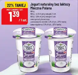 Polomarket Mleczna Polana Jogurt bez laktozy oferta