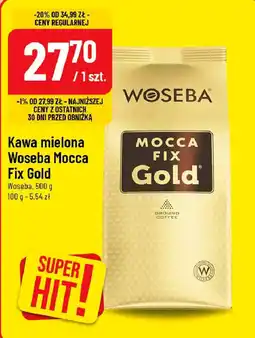 Polomarket Kawa mielona Woseba Mocca Fix Gold oferta