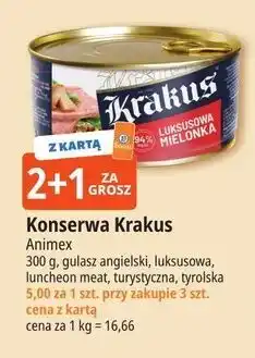 E.Leclerc Konserwa tyrolska Krakus Animex oferta