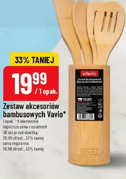 Polomarket Zestaw akcesoriów bambusowych Vavio oferta
