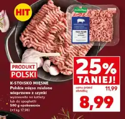 Kaufland Mięso mielone wieprzowe z szynki oferta