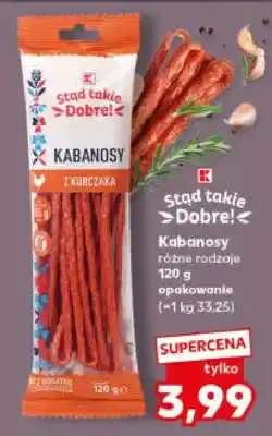 Kaufland Kabanosy różne rodzaje oferta