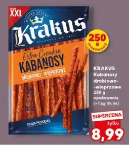 Kaufland Kabanosy drobiowo-wieprzowe oferta