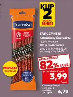 Kaufland Kabanosy Exclusive różne rodzaje oferta